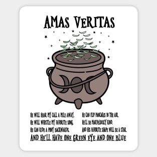 Amas Veritas Sticker